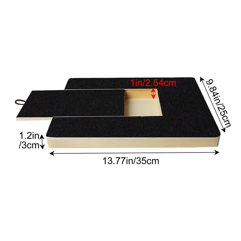 Paw Nail Scratch Board- Nail Trim Pad Pull-Out;Scratching Board For Nail Trimming